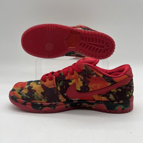 Mens Size 7.5 Nike SB Dunk Low Pro Woo QS Gym Red Skateboard Shoe FZ1291 600 NEW main image 6